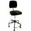 ShopSol Contoured Industrial Chair with 3-level Footrest - Steel
