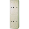 Lyon 6 Door Hanging Garment Exchange Locker W/Combo Locks, 26"Wx21"Dx84"H, Gray, Assembled