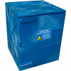 Eagle™ Armoire corrosive en polyacide de 4 gallons, fermeture manuelle, 1 portes, 18 po L x 18 po P x 22 po H, bleu