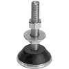 RCL-4 Neoprene Leveling Mount w/ Glide Cup & Leveling Stud - Green