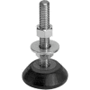 RL-5 Neoprene Leveling Mount w/ Leveling Stud - White