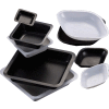 MTC™ Bio Square Shape Weigh Boat, 45 x 45 mm, 20 ml, Polystyrène, Noir, 500 Pack