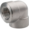 Ss 304/304l Forged Pipe Fitting 2" 90 Degree Elbow Npt Female - Pkg Qty 2
