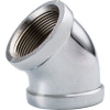 Chrome Plated Brass Pipe Fitting 1/4 45 Degree Elbow Npt Female - Pkg Qty 25