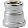 Chrome Plated Brass Pipe Fitting 1/4 X 1/8 Reducing Coupling Npt Female - Pkg Qty 25