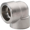 Ss 304/304l Forged Pipe Fitting 1/4" 90 Degree Elbow Socket Weld - Pkg Qty 17