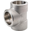 Ss 304/304l Forged Pipe Fitting 1/2" Tee Socket Weld - Pkg Qty 8
