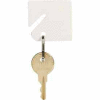 MMF fendue Rack porte-clés avec mousqueton 201300006 blanc plat, sac refermable, Pack 2 de 20 Tags, qté par paquet : 2