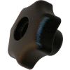 Par fil de poignées en plastique - Filetage 3/8-16 - Bouton diamètre 2" - Bouton hauteur de 1-1/4" - 7150AE
