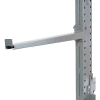 Global Industrial 42" Cantilever Straight Arm, 2" Lip, 700 Lb. Cap., For 2000 Series