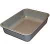 Molded Fiberglass Toteline Nesting Box Bus Pan 330008 -21"L x 15"W x 5"H, Gray