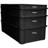 Molded Fiberglass Fibrestat ESD Stacking Tote 808400, Top Overall -23-3/8"L x 12"W x 4-3/8"H