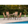 Hanover® Monaco 5 Pièces Ensemble de salle à manger en plein air w / 4 chaises Sling