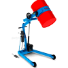 Morse® Mobile Drum Lift and Tilt 400A-72-125 12V 72" High for 55 Gal Drum - Pull Chain Rotation