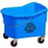 Seau de lavette w / essoreuse Downpress - 32 qt. - Grizzli - Bleu