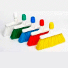 Balai verticale - Sweep moyen doux - Bloc en plastique hygiène - Blanc