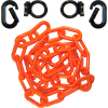 Kit d’entrepôt de chaîne de M. avec la chaîne de 2"x15'L, orange noir/sécurité