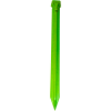 M. Chain® Utility Stakes, 12"H, Safety Green, Pack de 15
