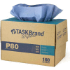 TaskBrand P80 H.D bleu papier essuie glace - 160/caisse