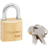 Cadenas de sécurité solide nº 4120KA Master Lock®, laiton - Qté par paquet : 72