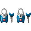 Master Lock® no. 4689T TSA-Accept métal Keyed-Alike cadenas, 1" W divers coloris - Qté par paquet : 4