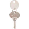 Tags Master Lock® no. 7116 D clé en plastique - 20 / sachet - S’adapte à la plupart armoire clé & Rack, forme ovale - Qté par paquet : 10