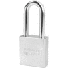 No Lock® américain A5201 Cadenas rectangulaire en acier solide - Qté par paquet : 24