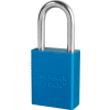 Master Lock® S1106 Cadenas de sécurité en aluminium, 1-1/2"W, 1-1/2"Manille haute, Bleu