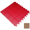 Mateflex II Outdoor Tennis Tile 350031, 12"L X 12"W, Desert Sand