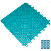 Mateflex III Outdoor Swimming Pool Decking Tile 351369, 12"L X 12"W, Ice Blue