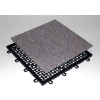 Mateflex CarpetFlex Indoor Tile 371052, 12-1/8"L X 12-1/8"W, Charcoal