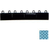 Mateflex HomeCourt Edge Female Connecting Piece 450269, 12"L X 1-3/4"W, Ice Blue