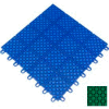 Mateflex HomeCourt Multi-Sport Outdoor Tile 451312, 12"L X 12"W, Bright Green