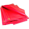 12' x 14' couverture ignifuge Salvage, 13 oz vinyle rouge - DAR-SAL-02-1214