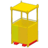 M&W 34" x 40" Personnel Basket - 500 Lb. Capacity