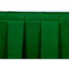 4'L Box-Pleat Skirting for 24"H Stage - Green