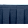 8'L Box-Pleat Skirting for 32"H Stage - Blue