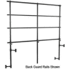 Side Guard Rails for Standing Risers - 4 Level
