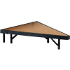 Stage Pie Unit with Hardboard for 36"W x 8"H Stage Units