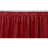 4'L Shirred-Pleat Skirting for 16"H Stage - Red