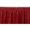 8'L Shirred-Pleat Skirting for 24"H Stage - Red