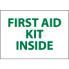 NMC M65P signe, First Aid Kit intérieur, 7 "X 10", blanc/vert