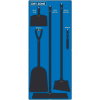 National Marker Dry Zone Shadow Board, Bleu/Noir,68 X 30, ACP, Panneau composite en aluminium - SB132ACP (en)