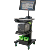 Newcastle Systems All-in-One NB Series PowerSwap Nucleus Lithium Mobile Workstation, 4 batteries
