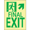 Glow NYC - Directional Exit Sign Up Right