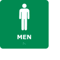 Graphic Braille Sign - Men - Gray