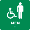 Graphic Braille Sign - Men - Gray