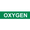 Marqueur de tuyau sensible à la pression NMC™, oxygène, 7 « L x 1-1/8 » H, vert, paquet de 25