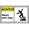 Étiquettes de Machine graphique - Attention Watch Your Step