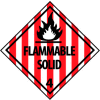 DOT Placard - Flammable Solid